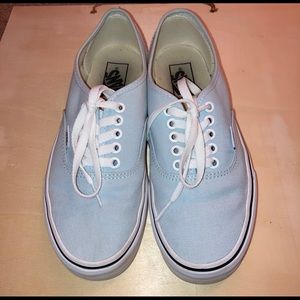 Light blue Vans